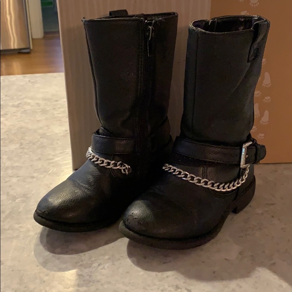 Kids Kenneth Cole Reaction Black Boot